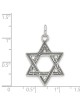 Sterling Silver Antiqued Dual-Textured Star of Dav | Jewelry | Judaica